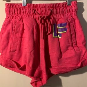 LF bright pink shorts